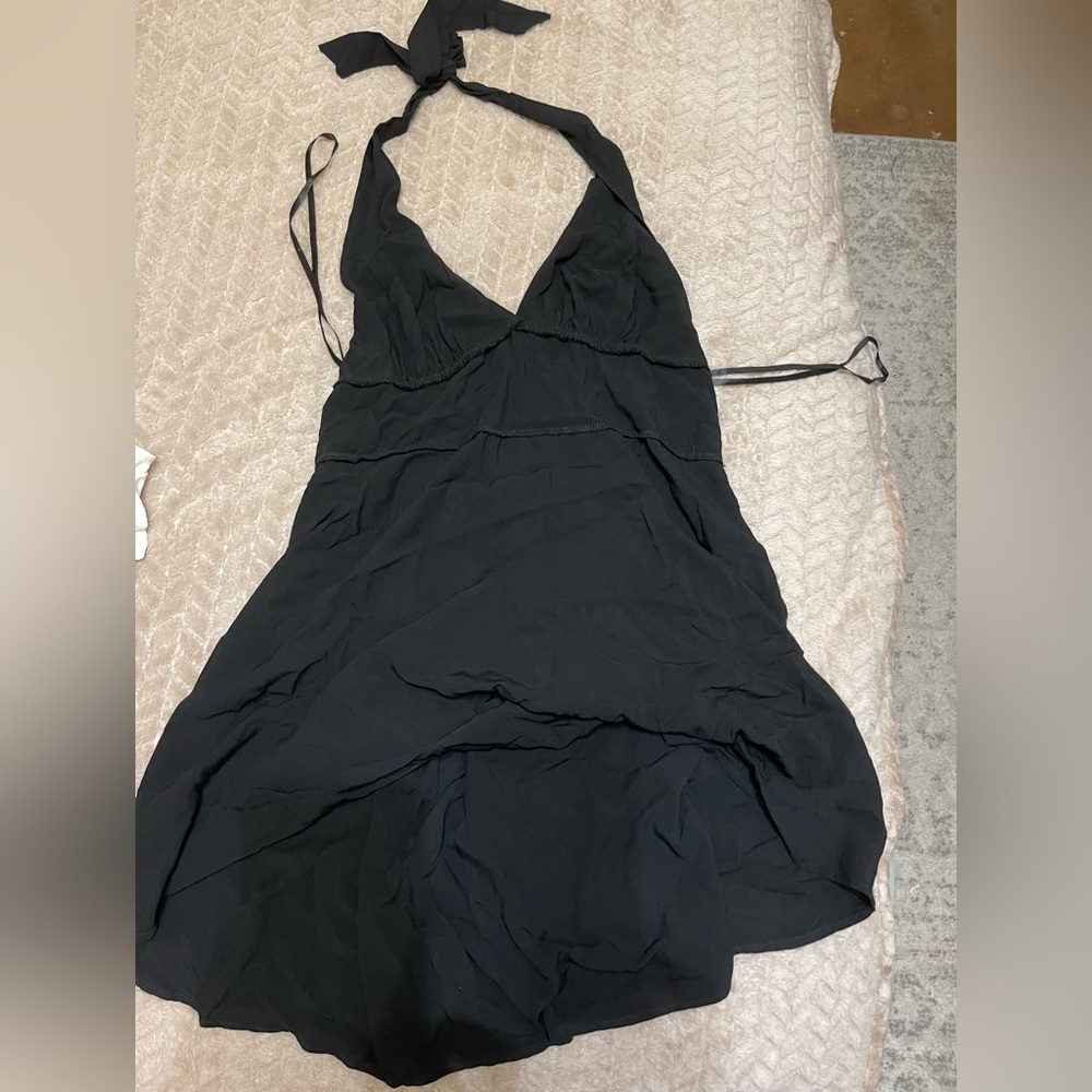 black backless halter dress! amazing for vacations